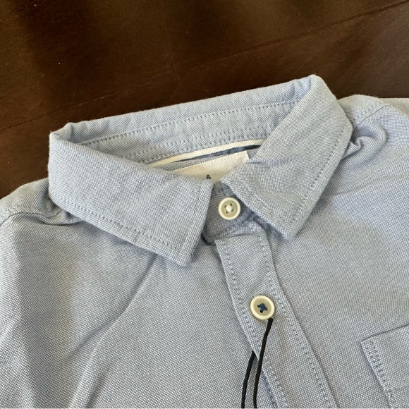 Zara chambray collared button shirt, size 6 - Picture 3 of 7